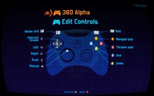Improved controls view